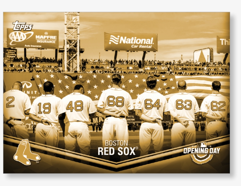 Boston Red Sox 2018 Topps Opening Day Baseball Opening, transparent png download
