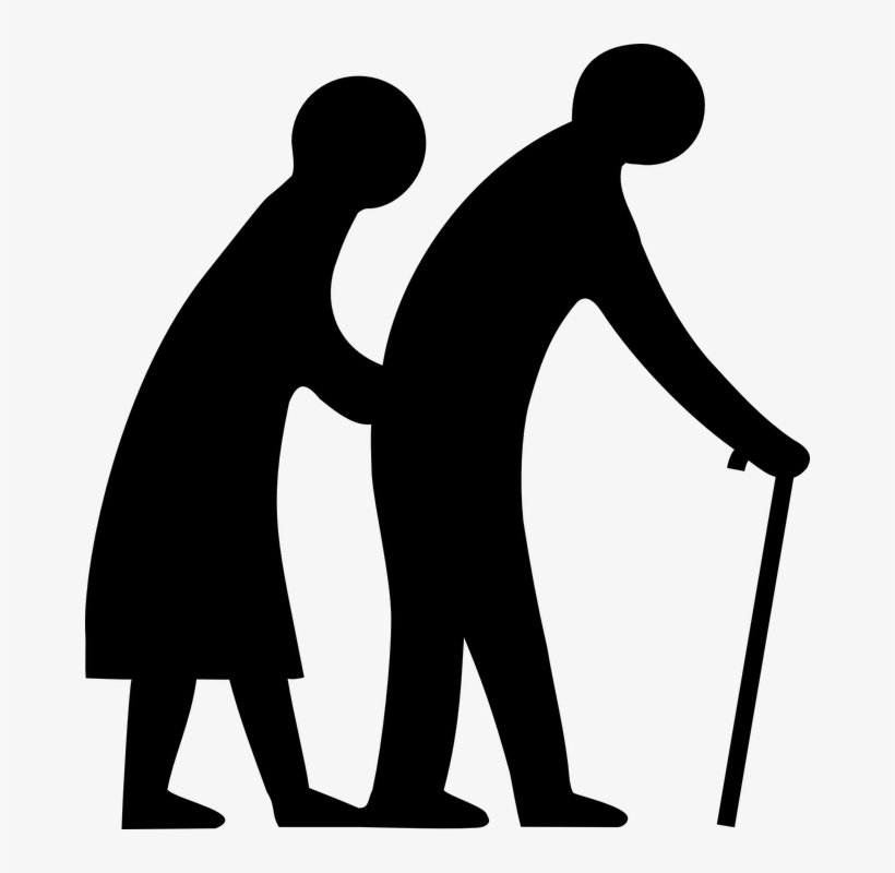 Running Out Of Time - Old People Clip Art, transparent png download