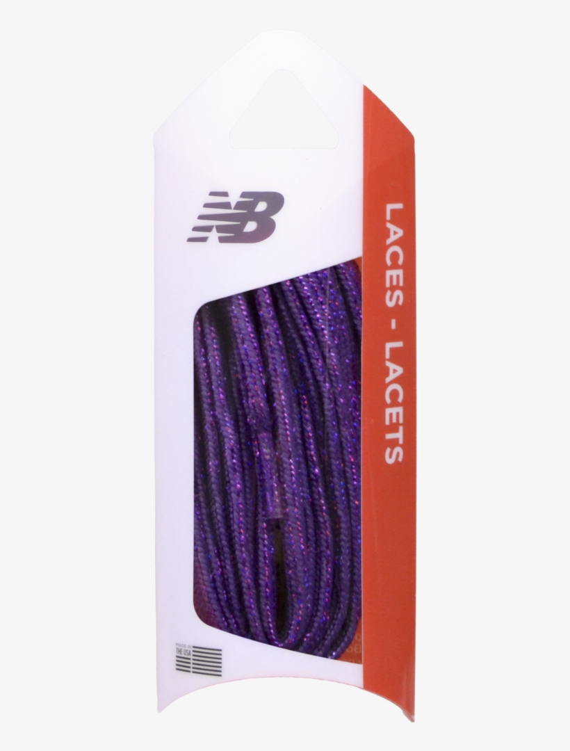 Nb Sparkle Purple Shoelace - New Balance, transparent png download