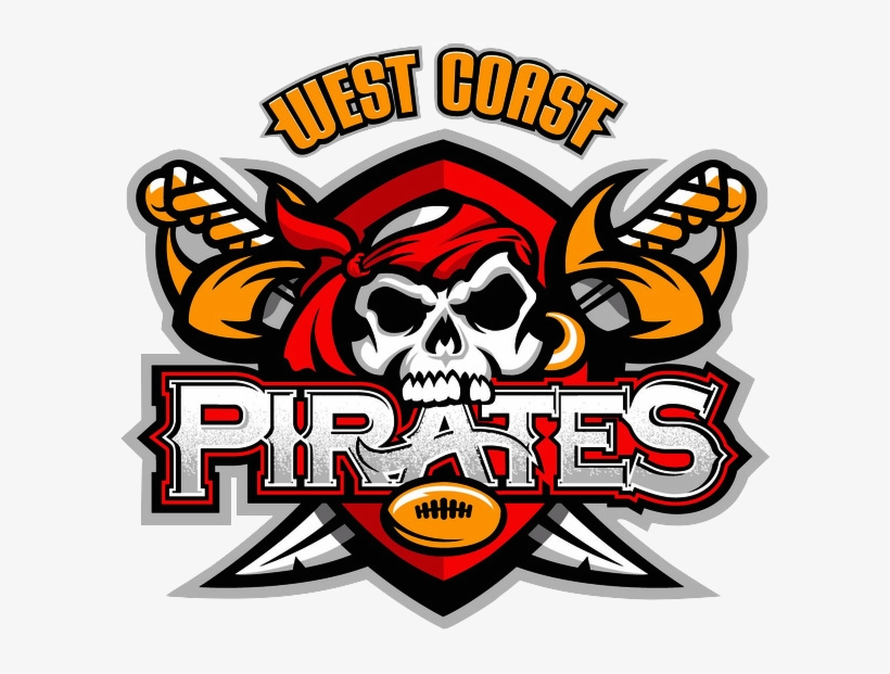 523174 - West Coast Pirates Logo, transparent png download