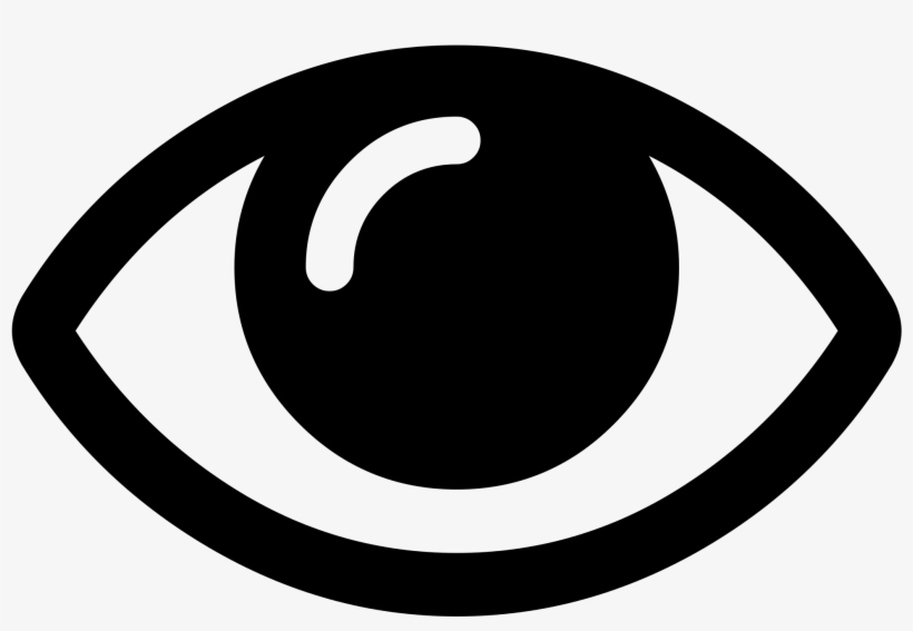 Eye Png Svg Black And White Library - Simbolo De Potencia, transparent png download