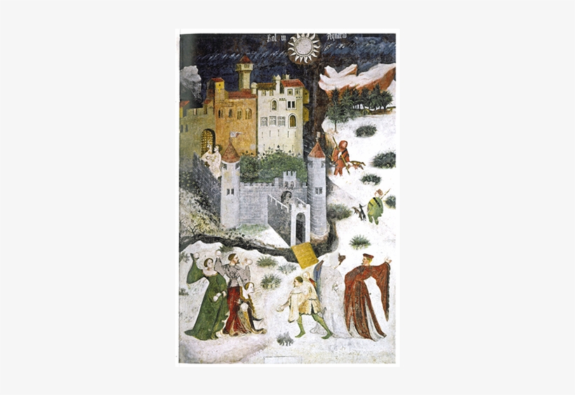 Posta Silenziosa 12/2011 - Illuminated Manuscript Snowball Fight, transparent png download