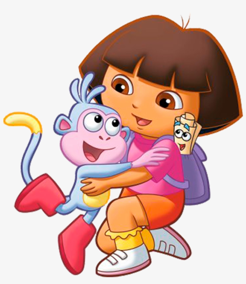 Dora The Explorer - Dora The Explorer & Friend Round Italian Charm, transparent png download