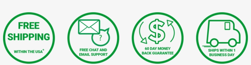 4 Badges Inline Free Shipping Smaller 01 - Free Shipping Badges, transparent png download