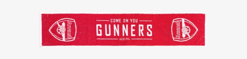 Arsenal "come On You Gunners" Towel - Arsenal Away Kit 2012, transparent png download