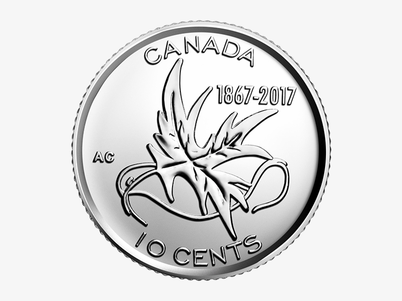 My Canada My Inspiration - New Canadian 10 Cent Coin, transparent png download