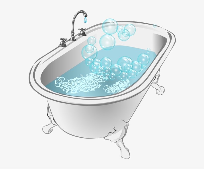 Móveis E Objetos Da Casa Clawfoot Bathtub - Clip Art Picture Bath, transparent png download