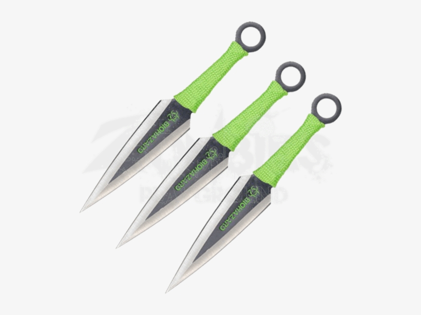 3 Piece Biohazard Shinobi Survivalist Kunai - Knife, transparent png download