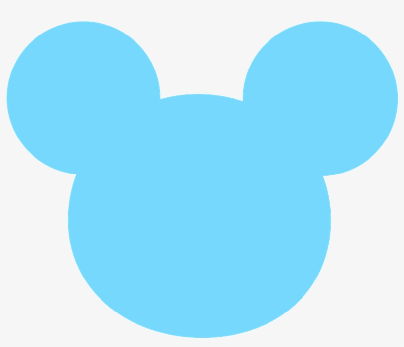 Mickey E Minnie - Baby Blue Mickey Head Clipart Transparent PNG ...