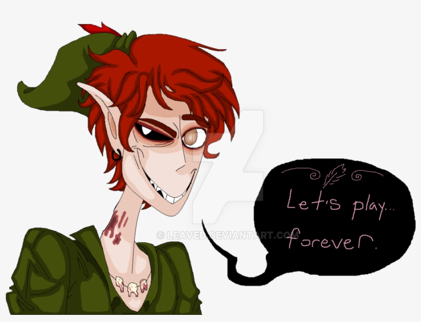 Banner Royalty Free Dark Disney Version By Kerry Sene - Peter Pan Dark Version, transparent png download