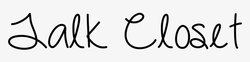 Talk Closet - Calligraphy, transparent png download