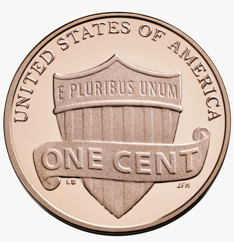 The Lincoln Head Penny Now Bares The Union Shield Design, - Penny 2015, transparent png download