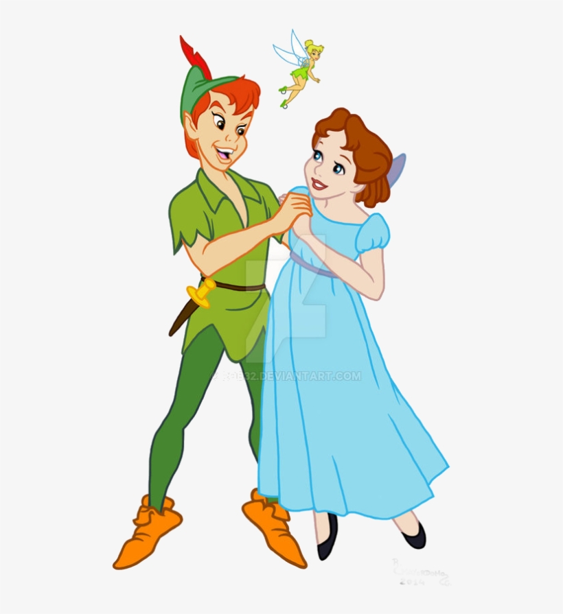 Imágenes De Peter Pan Con Fondo Transparente, Descarga - Peter Pan And Wendy Cartoon, transparent png download