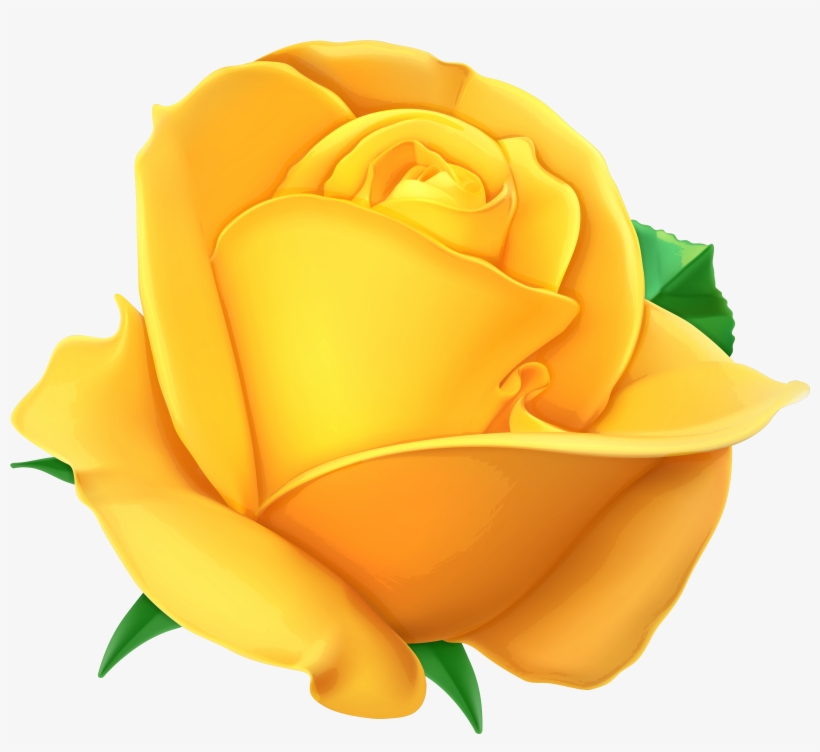 Transparent Yellow Rose Png Clipart Picture - Yellow Rose Clipart Png, transparent png download