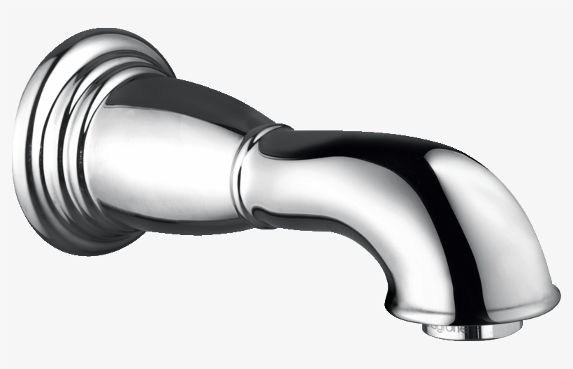 Logis Classic Tub Spout - Hansgrohe 06089 C Tub Spout With Diverter Polished, transparent png download