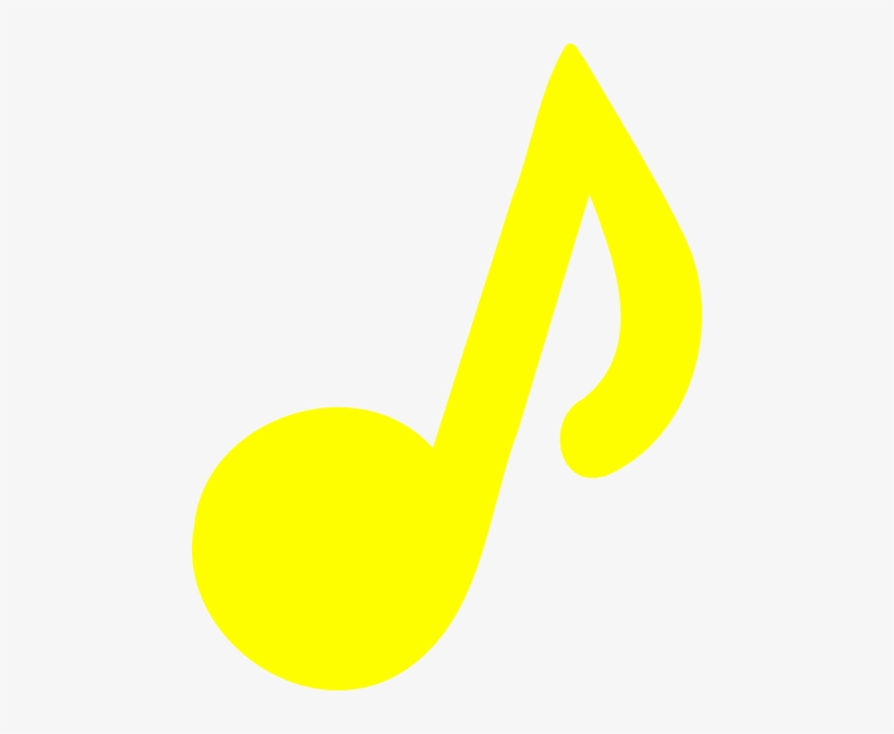 Yellow Music Notes Clip Art