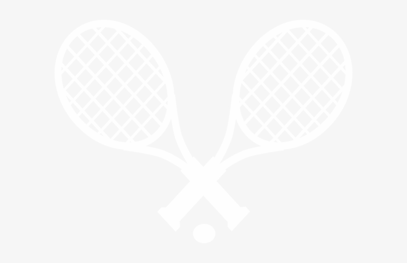 Racket Jpg Black And White Library - Tennis Racket Clipart White, transparent png download