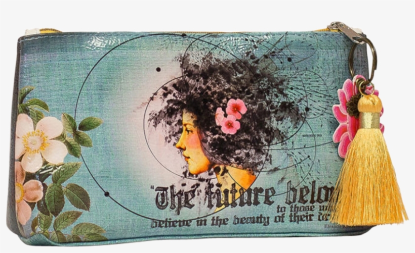 Future Beauty Small Tassel Pouch By Papaya - Papaya Small Pouch - Future Beauty, transparent png download