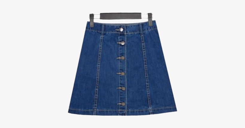 Jeans Skirt Png Graphic Royalty Free Download - Miniskirt, transparent png download