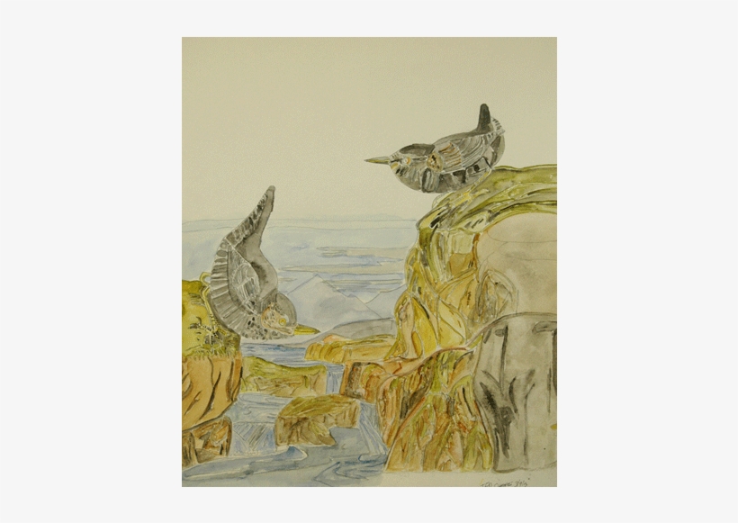 Watercolor Birds 1 - Watercolor Painting, transparent png download