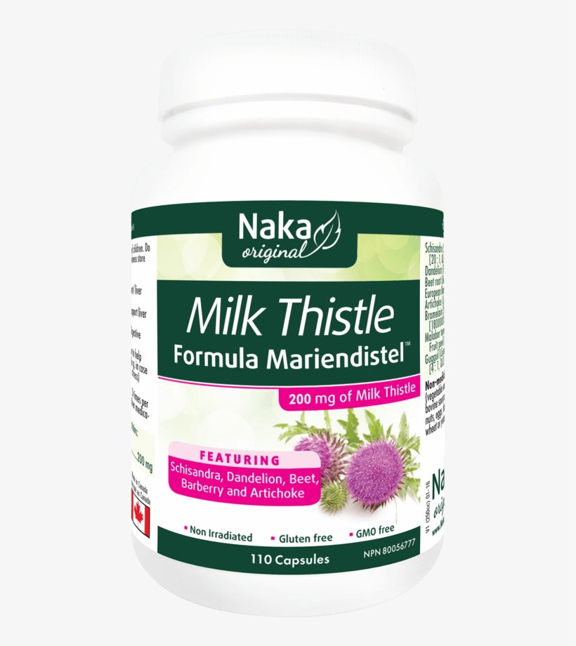 Naka Original Milk Thistle Formula Mariendistel 200, transparent png download