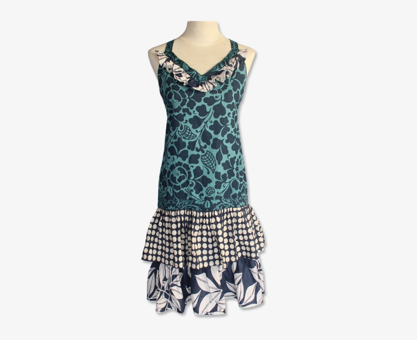 Kitchen Apron - Indigo Flamenco - Sale, transparent png download