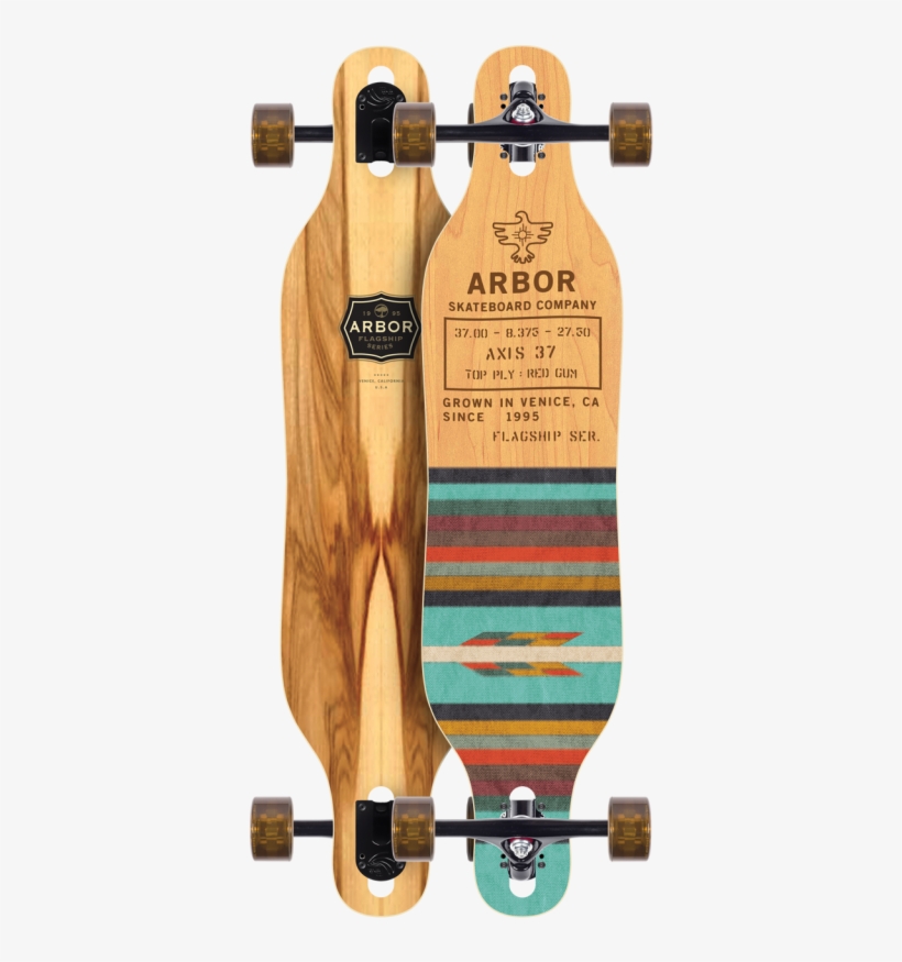 Arbor Axis 37'' Flagship Series Longboard Complete, transparent png download