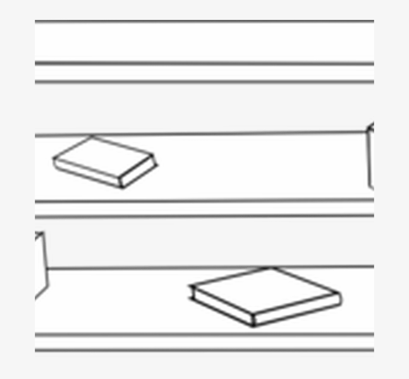 Bookcase, Two Level Clip Art At Clkercom Vector Clip, transparent png download