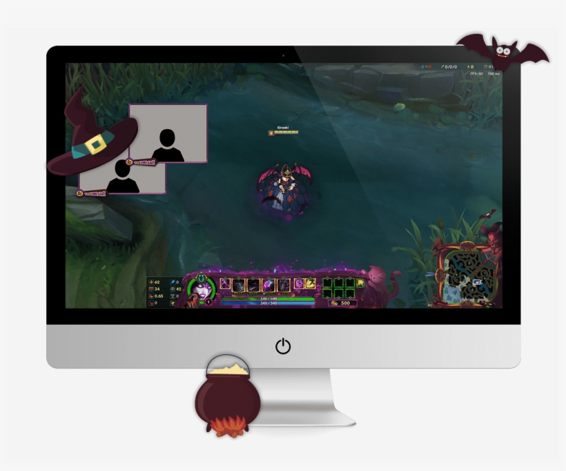 Bewitching Morgana Stream Overlay, transparent png download