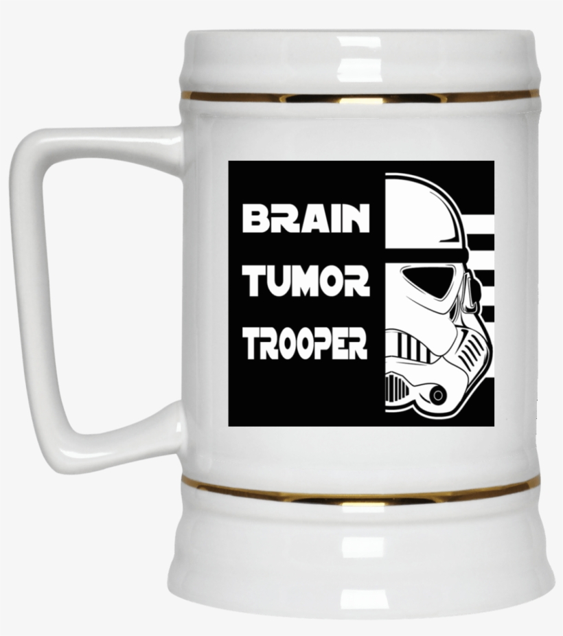 Brain Tumor Trooper Beer Stein 22oz, transparent png download