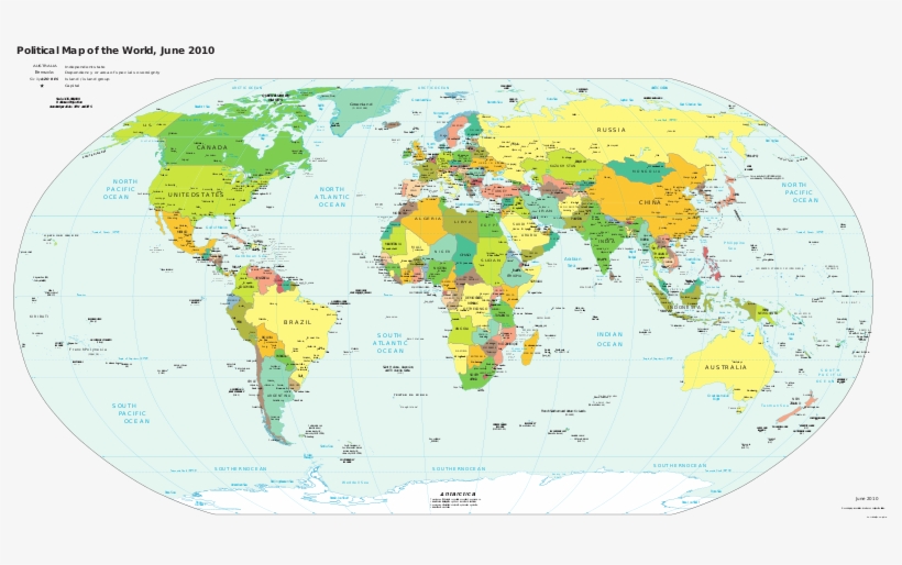 Political Map Of The World, transparent png download