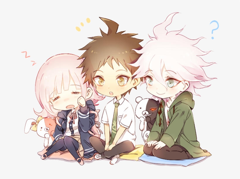 Transparent Hinata X Komaeda X Nanami ※permission To, transparent png download