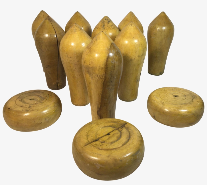 Northamptonshire Boxwood Skittle Pins And Cheeses With, transparent png download