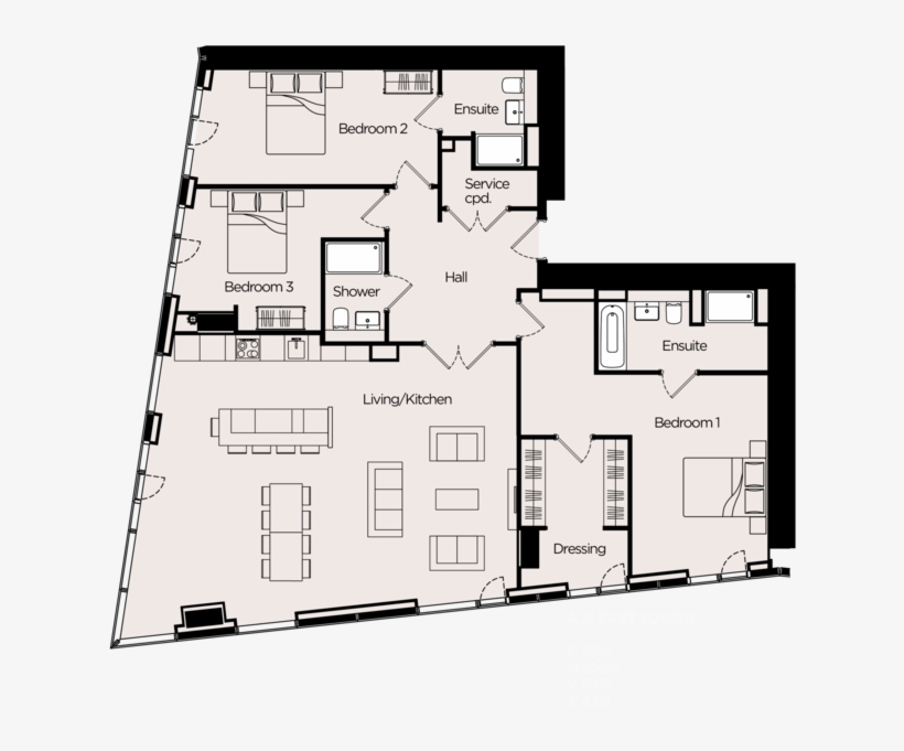 Deansgate Square South Tower 24, transparent png download