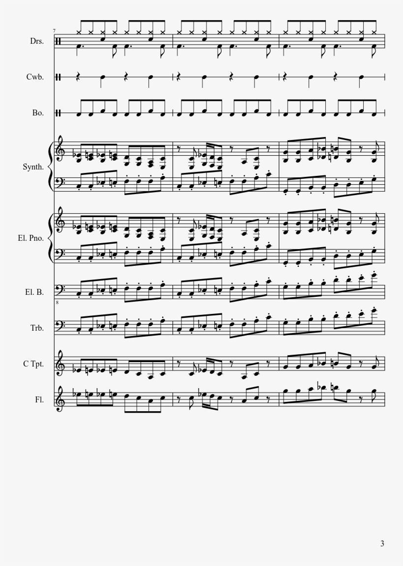Theme Sheet Music Composed By Composed By Koji Kondo/nintendo, transparent png download