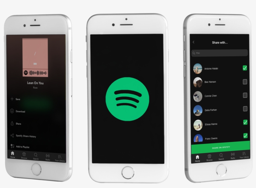 Spotifymockup, transparent png download