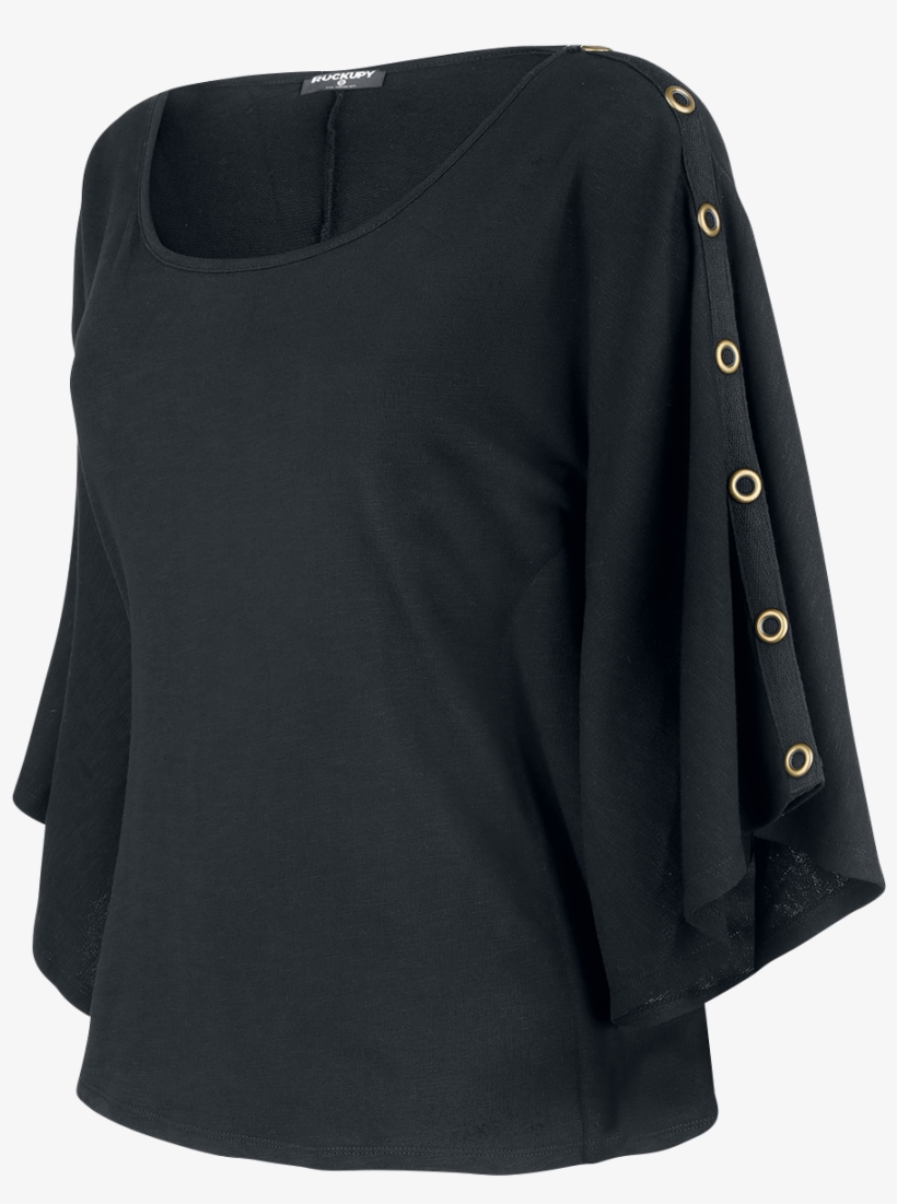 Rockupy Army Top Batwings Black T-shirt 330636 Jivjqez, transparent png download