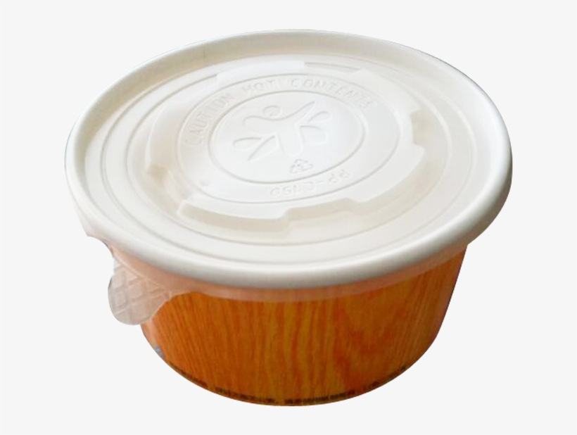 320g Paper Soup Container With Lid / Size, transparent png download