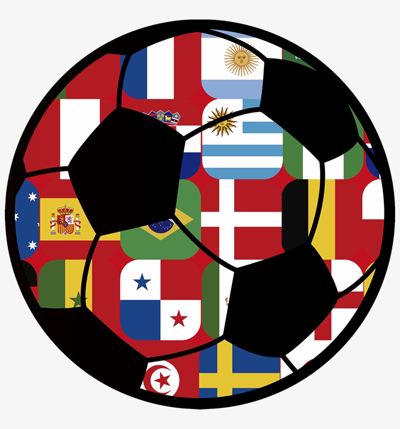 Vinilo Pelota Selecciones Mundial De Fútbol, transparent png download