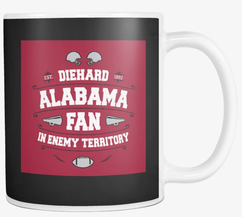 Alabama Diehard Fan Mug, transparent png download