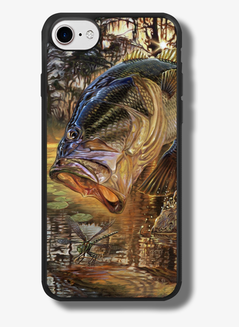 Iphone 7 Case Jason Mathias Art Largemouth Bass, transparent png download