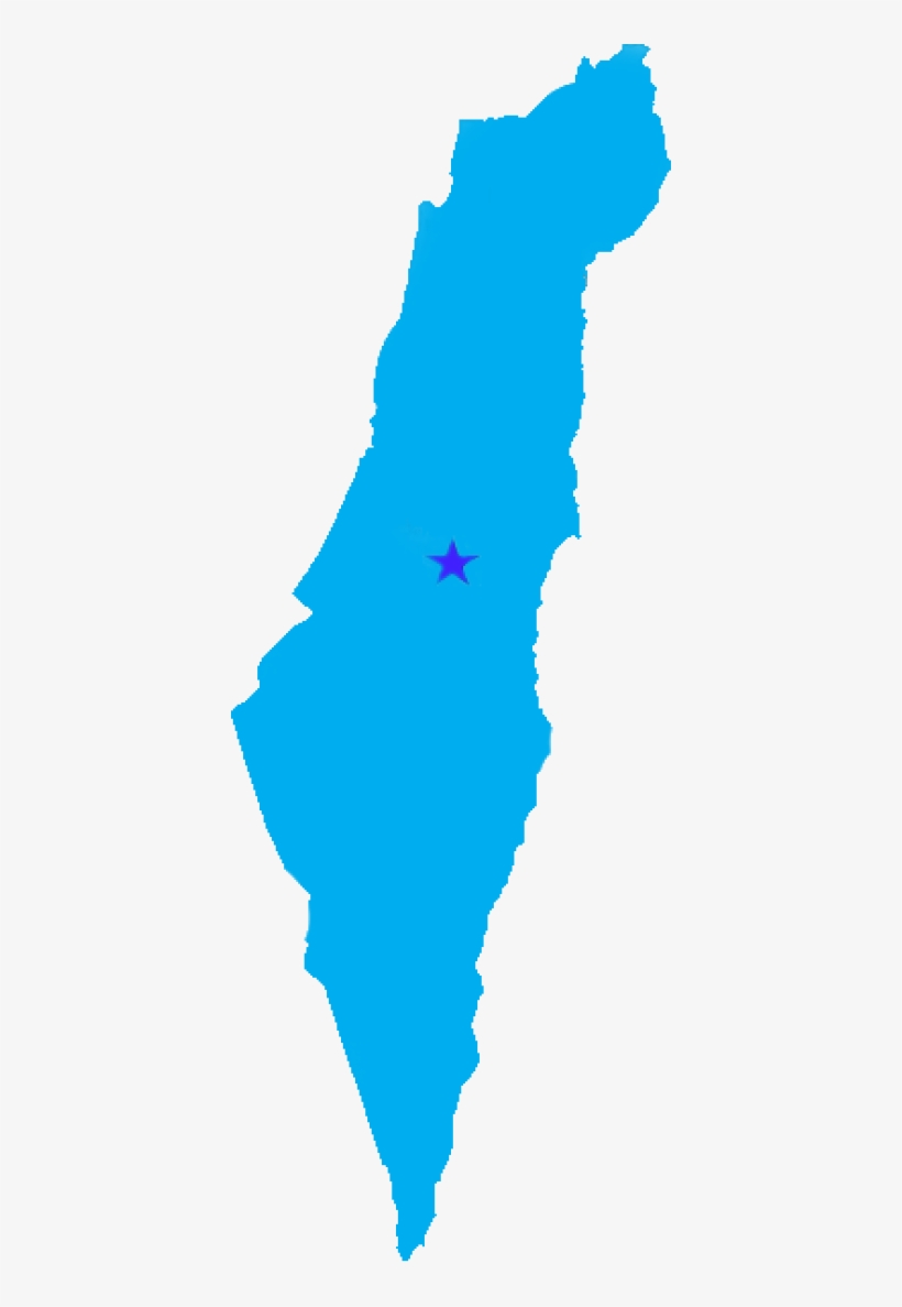 Map Of Israel Copy, transparent png download
