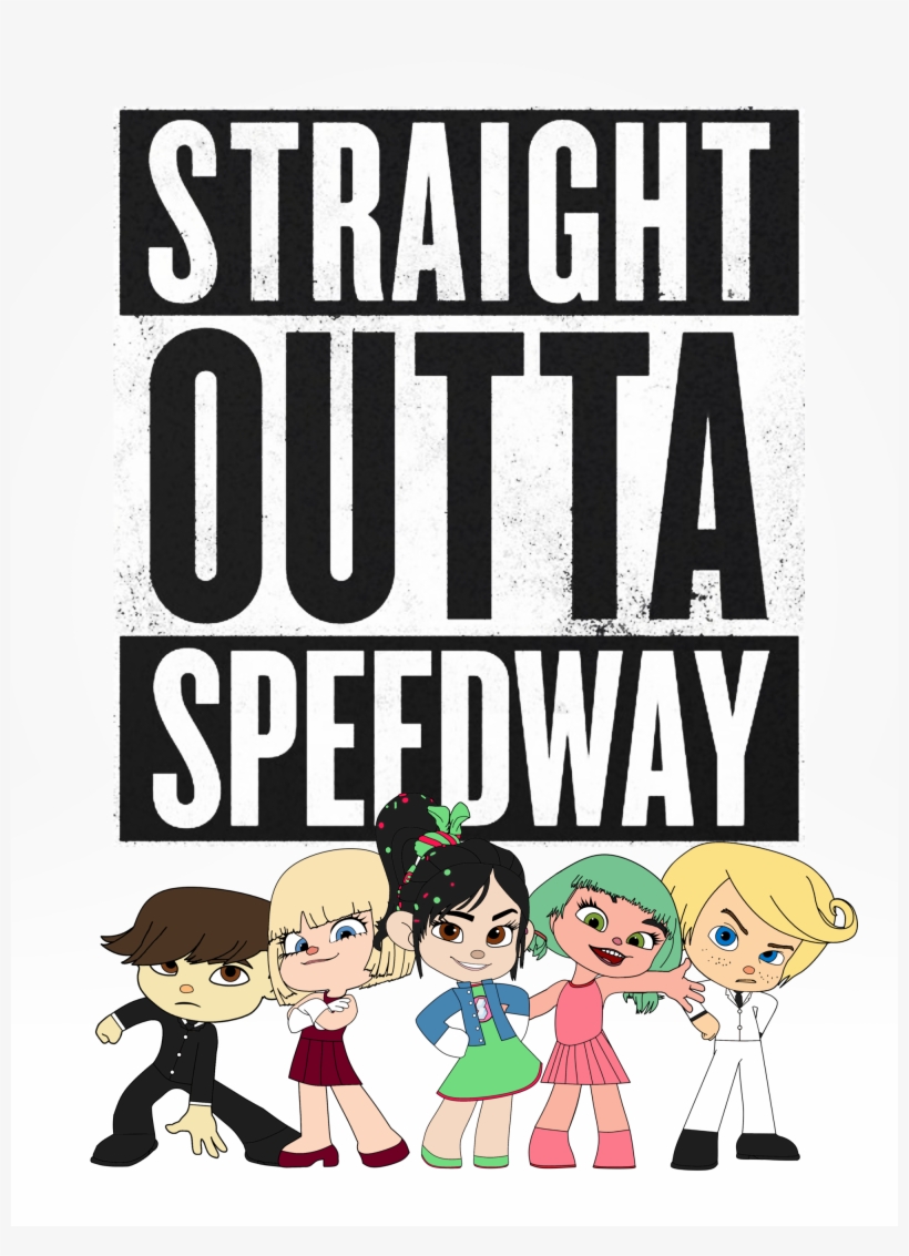 Straight Outta Speedway Poster, transparent png download