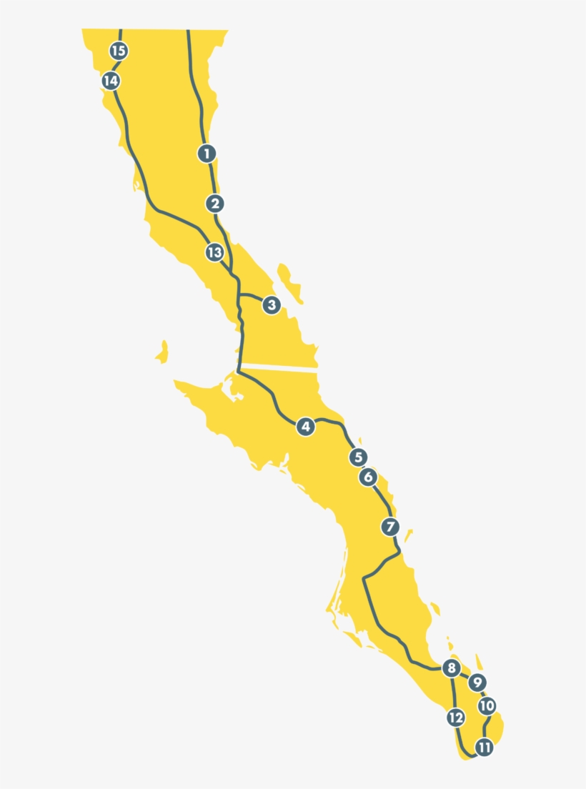 Baja Map, transparent png download