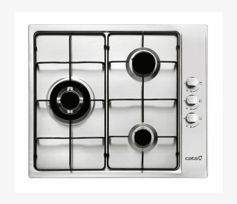 Cata Gib 6021 X Placa Gas Inox 3 Fuegos Stock, transparent png download