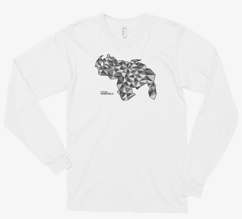 Mapa Gris Long Sleeve T-shirt, transparent png download