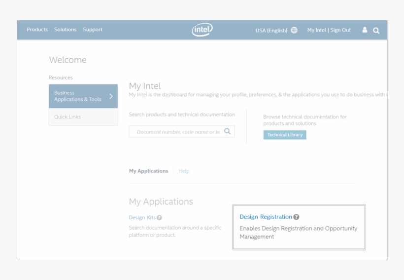 Distributor Design Registration My Intel Screen, transparent png download