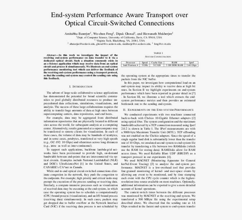 Banerjee Infocomhsnw2006 Optical, transparent png download