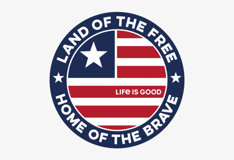 Land Of The Free Coin Small Die Cut Decal, transparent png download