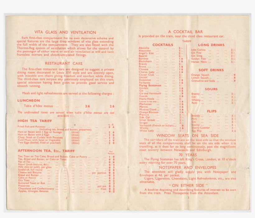 The Leaflet Includes Details Of Train Destinations,, transparent png download